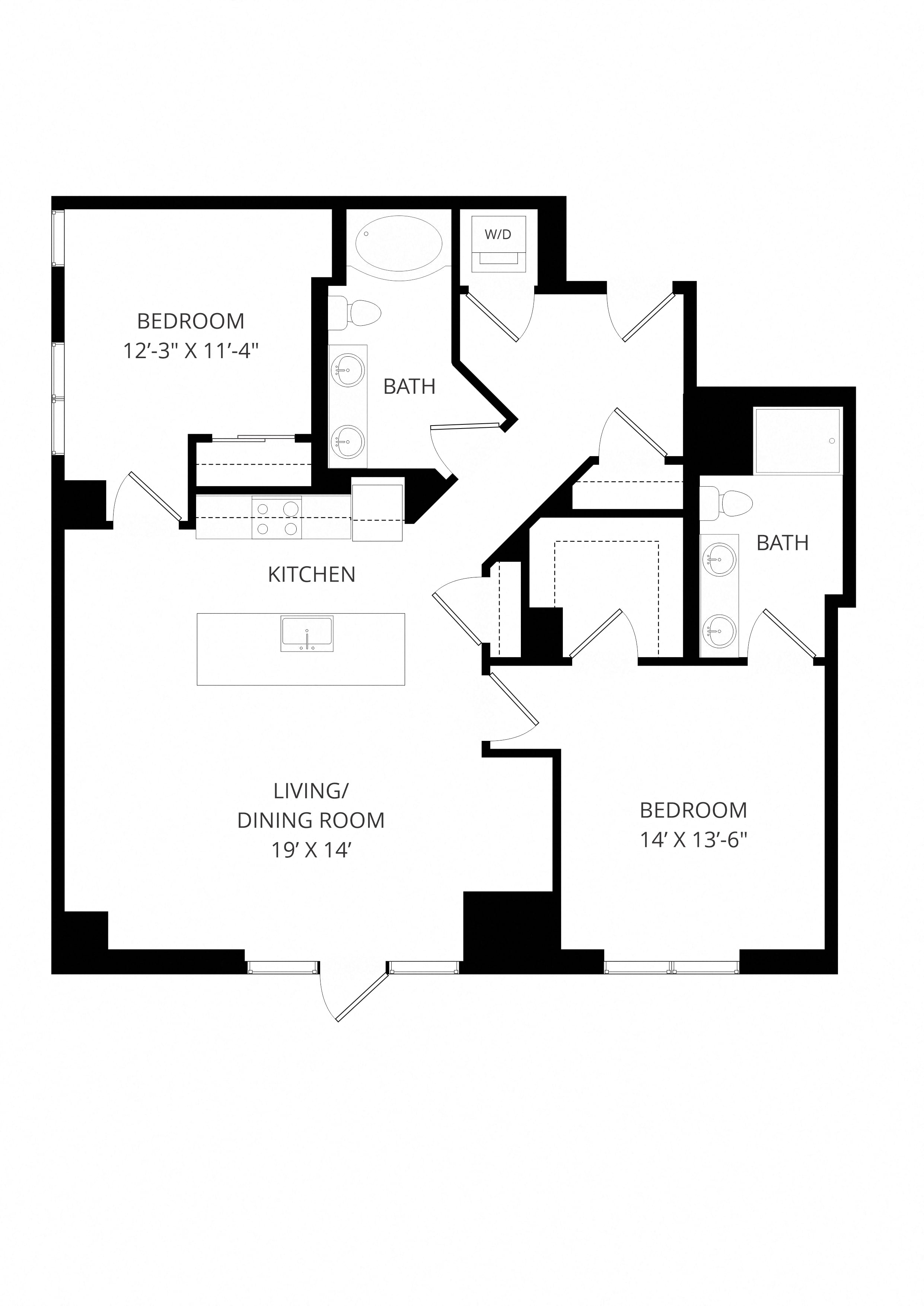 2x2 C02 floor plan